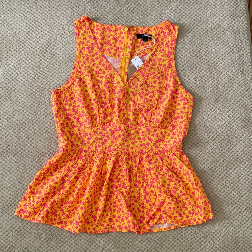 Jcrew peplum top